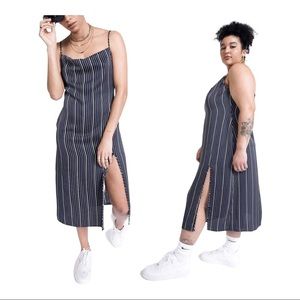 ♥️BP X Wildfang♥️ Square Neck Satin slip Dress,